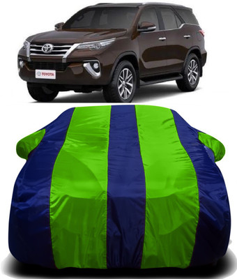 PVSTAR Car Cover For Toyota Fortuner Old (With Mirror Pockets)(Green)