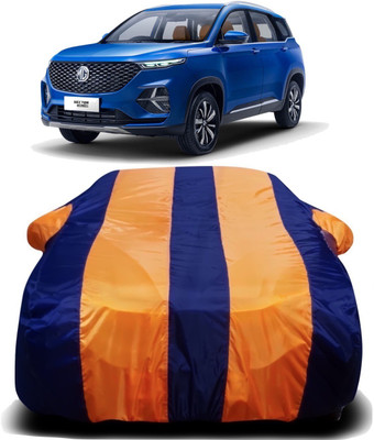 S Shine Max Car Cover For MG Hector Plus (With Mirror Pockets)(Multicolor)