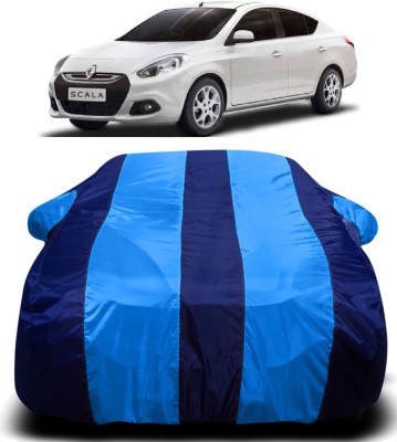 PVSTAR Car Cover For Renault Scala (With Mirror Pockets)(Blue)