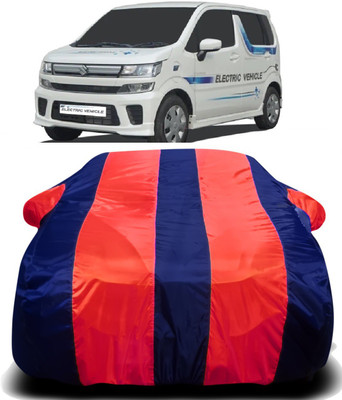 R Rayvin Star Car Cover For Maruti Suzuki WagonR Electric Vehicle (With Mirror Pockets)(Multicolor)