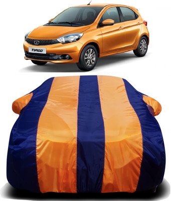 S Shine Max Car Cover For Tata Tiago (With Mirror Pockets)(Multicolor)
