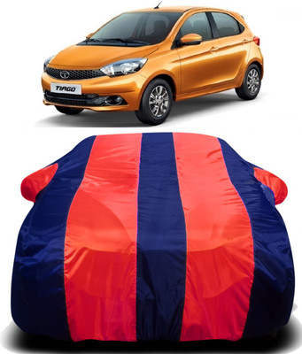 S Shine Max Car Cover For Tata Tiago (With Mirror Pockets)(Multicolor)