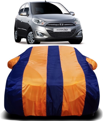 AXLOZ Car Cover For Hyundai i10 (With Mirror Pockets)(Multicolor)
