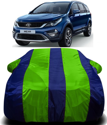 V VINTON Car Cover For Tata Hexa (With Mirror Pockets)(Green, Blue)