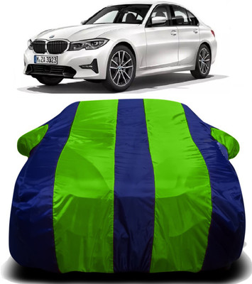 R Rayvin Star Car Cover For BMW 3 Series (With Mirror Pockets)(Green, Blue)