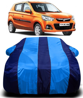 V VINTON Car Cover For Maruti Suzuki Alto K10 (With Mirror Pockets)(Blue)