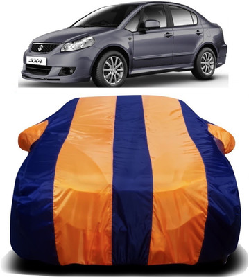 AXLOZ Car Cover For Maruti Suzuki SX4 (With Mirror Pockets)(Multicolor)
