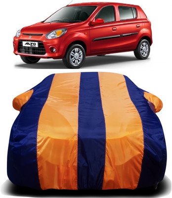 AXLOZ Car Cover For Maruti Suzuki Alto 800 (With Mirror Pockets)(Multicolor)