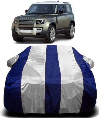 XOCAVO Car Cover For Land Rover Defender (With Mirror Pockets)(White, Blue)