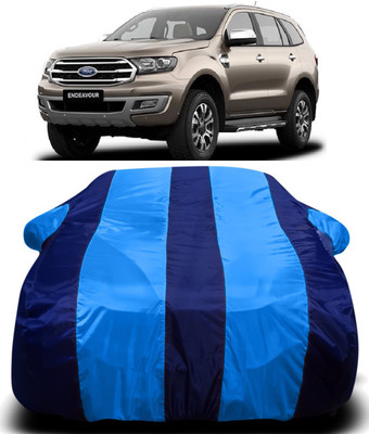 Swarish Car Cover For Ford Endeavour (With Mirror Pockets)(Blue)