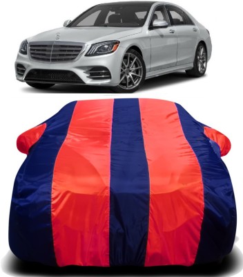 S Shine Max Car Cover For Mercedes Benz S-Class (With Mirror Pockets)(Red, Blue)