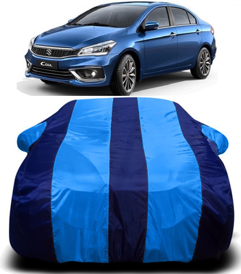 Swarish Car Cover For Maruti Suzuki Ciaz (With Mirror Pockets)(Blue)