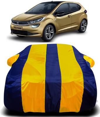 Swarish Car Cover For Tata Altroz (With Mirror Pockets)(Yellow, Blue)