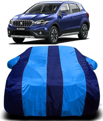 XOCAVO Car Cover For Maruti Suzuki S-Cross (With Mirror Pockets)(Blue)