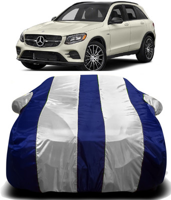 S Shine Max Car Cover For MG GLC Coupe (With Mirror Pockets)(White, Blue)