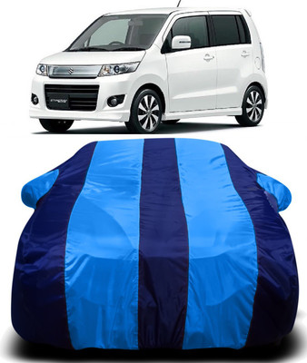 V VINTON Car Cover For Maruti Suzuki WagonR Stingray (With Mirror Pockets)(Blue)