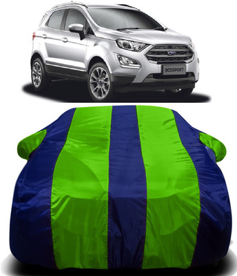 S Shine Max Car Cover For Ford Ecosport (With Mirror Pockets)(Green)
