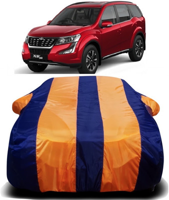 V VINTON Car Cover For Mahindra XUV 500 (With Mirror Pockets)(Orange, Blue)