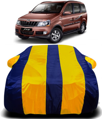 PVSTAR Car Cover For Mahindra Xylo (With Mirror Pockets)(Yellow, Blue)