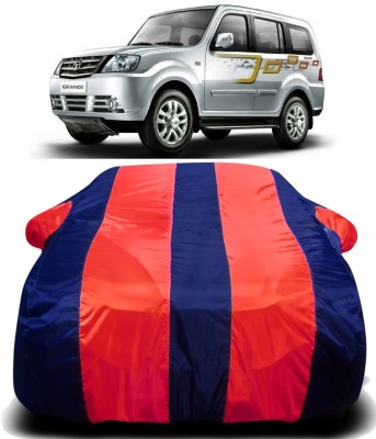 JBR Car Cover For Tata Sumo (With Mirror Pockets)(Blue, Red)
