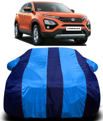R Rayvin Star Car Cover For Tata Harrier (With Mirror Pockets)(Blue)