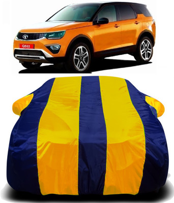 S Shine Max Car Cover For Tata Q502 (With Mirror Pockets)(Yellow, Blue)