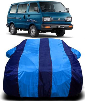 V VINTON Car Cover For Maruti Suzuki Omni (With Mirror Pockets)(Blue)