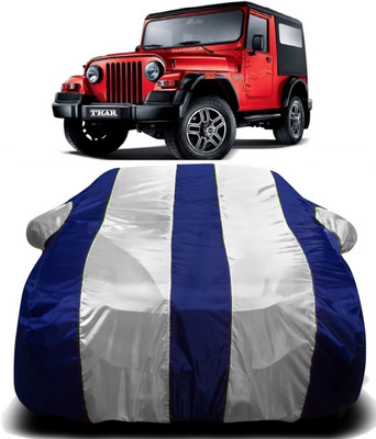 S Shine Max Car Cover For Mahindra Thar (With Mirror Pockets)(Multicolor)
