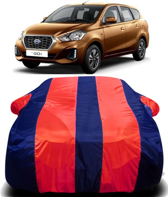 V VINTON Car Cover For Datsun Go+ (With Mirror Pockets)(Red, Blue)