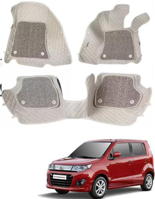 ARNEJA Leatherite 7D Mat For  Maruti Suzuki WagonR Stingray(Beige)
