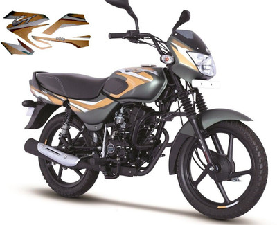 HRBull Sticker & Decal for Bike(Gold, Silver)