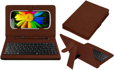 ACM Keyboard Case for Celkon Millennium Elite Q470(Brown, Dual Protection, Pack of: 1)