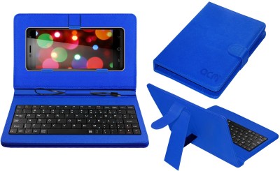 ACM Keyboard Case for Celkon Ufeel 4g(Blue, Cases with Holder, Pack of: 1)