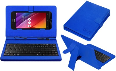 ACM Keyboard Case for Asus Zenfone Go 4.5 Zc451tg(Blue, Cases with Holder, Pack of: 1)