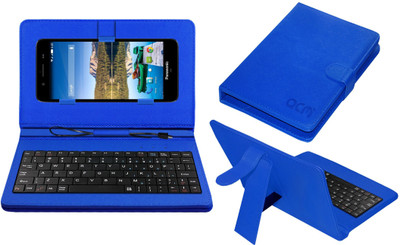 ACM Keyboard Case for Panasonic Eluga Z(Blue, Cases with Holder, Pack of: 1)