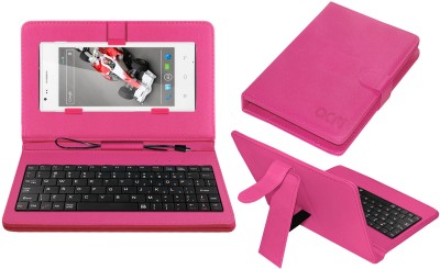 ACM Keyboard Case for Lava Xolo A600(Pink, Cases with Holder, Pack of: 1)