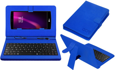 ACM Keyboard Case for Lg G4 Beat(Blue, Cases with Holder, Pack of: 1)