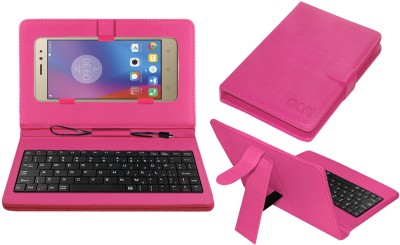 ACM Keyboard Case for Lenovo K6 Power(Pink, Cases with Holder, Pack of: 1)