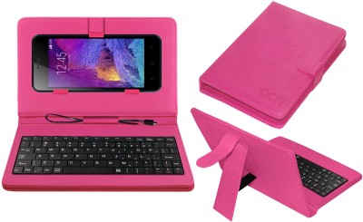 ACM Keyboard Case for Adcom Galaxy A47(Pink, Cases with Holder, Pack of: 1)