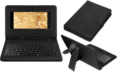 ACM Keyboard Case for Intex Aqua Crystal(Black, Cases with Holder, Pack of: 1)