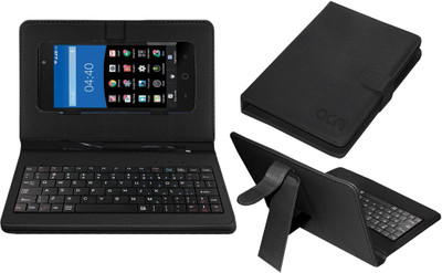 ACM Keyboard Case for Panasonic Eluga L 4g(Black, Cases with Holder, Pack of: 1)