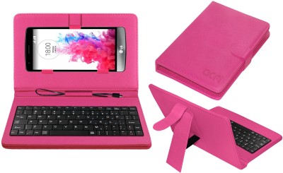 ACM Keyboard Case for Lg G3 Beat(Pink, Cases with Holder, Pack of: 1)