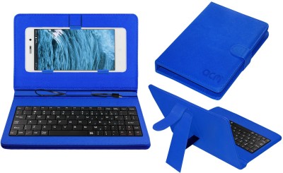 ACM Keyboard Case for Reliance Jio LYF Water 6(Blue, Cases with Holder, Pack of: 1)