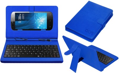 ACM Keyboard Case for Spice Mi-491 Stellar Virtuoso Pro(Blue, Cases with Holder, Pack of: 1)