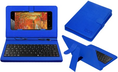 ACM Keyboard Case for Jivi Prime P300 Hd(Blue, Cases with Holder, Pack of: 1)