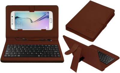 ACM Keyboard Case for Puncher Uk 7 Smart(Brown, Cases with Holder, Pack of: 1)