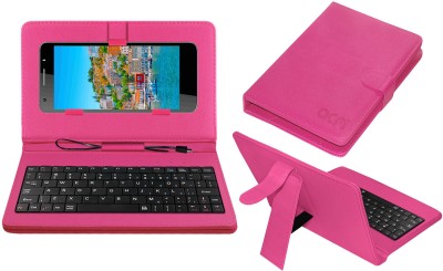 ACM Keyboard Case for Intex Aqua Star 2(Pink, Cases with Holder, Pack of: 1)