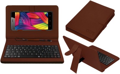 ACM Keyboard Case for Jivi Prime P390(Brown, Cases with Holder, Pack of: 1)