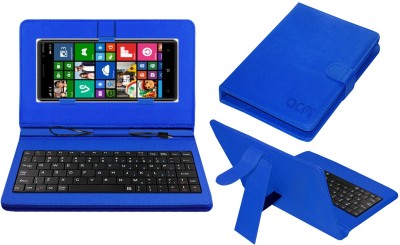 ACM Keyboard Case for Microsoft Lumia 830(Blue, Cases with Holder, Pack of: 1)