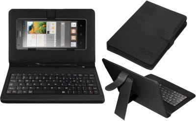 ACM Keyboard Case for Huawei Ascend G700(Black, Cases with Holder, Pack of: 1)